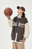 Unisex Jacket Autumn Letter Embroidered Baseball Uniform Women's Clothing