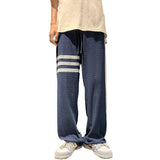 Men Sweatpants Waffle Pants Men's Summer Sports Straight Loose