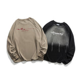 Unisex Sweatshirt Autumn Gradient round Neck Sweater