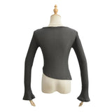 Women T-Shirt Autumn Pure Desire Style Long Sleeve Temperament Top