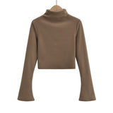 Women Skirt Fashion Long Sleeve T-shirt Top and Skirt Suit