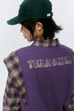 Unisex Jacket Autumn Affixed Cloth Embroidered Plaid Shirt Women's Clothing