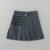 Women Skirt High Waist Pleated Skirt Skirt