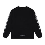 Chh Chrome Heart Long Sleeve Shirt Unisex Fashion Loose Long Sleeve Shirt