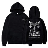 Men's Clothing Pullover Hoodies Mayhem Black Metal