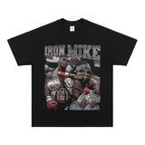 Mike Tyson T Shirt Boxer Retro Short Sleeve