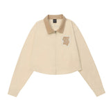Women's Long Sleeve Shirt Printed Shirt Women's Autumn Loose Street Color Matching Long Sleeve