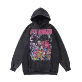 Unisex Vintage Hoodie Street Wash