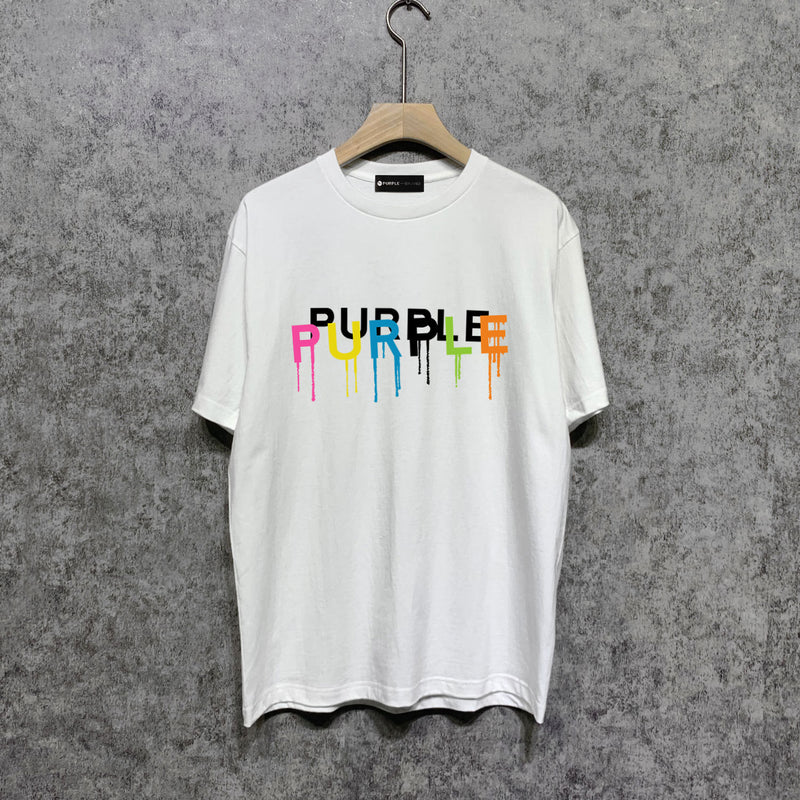 Purple Brand T Shirt Short Sleeve T-shirt Blouse