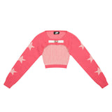 Women Sweater Short Knitwear for Girls Autumn XINGX Top