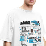 Men Women ED SHEERAN The Mathematics Tour T Shirts Merch