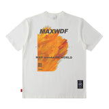 Men T Shirt Sunflower Oil Painting Printed Short-Sleeved T-shirt for Men and Women Couple