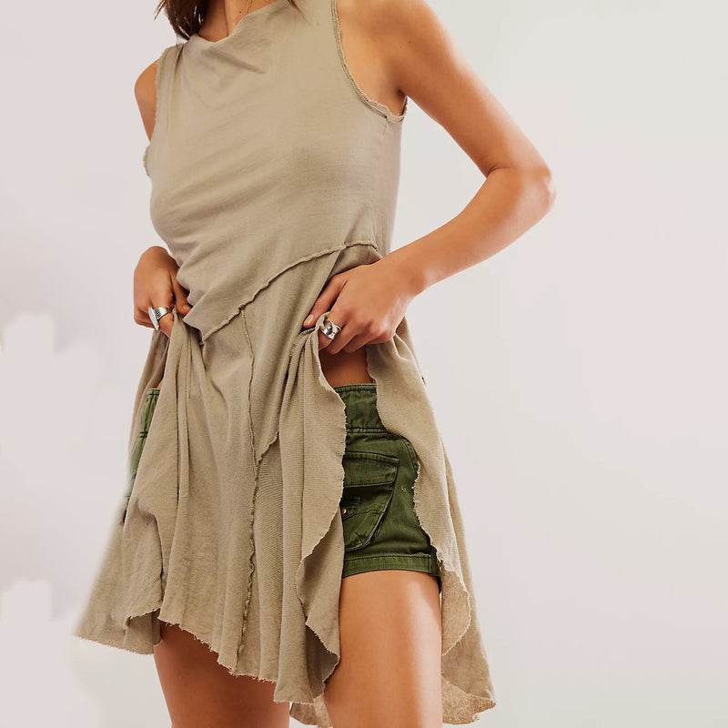 Women's Desses Vest Dress Spring Women's Loose
