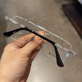 CHH Chrome Hearts Glasses Pure Titanium Square Myopia Glasses Frame