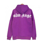 Palm Angle Hoodie Palm Angels Back Letter Logo Velvet Padded Hooded Sweatshirt