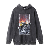 Men Hoodie Character Printed Hoodie Men's Loose Casual