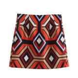 Women Skirt Summer Printed Skirt Hip Skirt