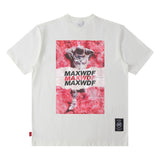 Men T Shirt Printed Fashion Brand Short Sleeve T-shirt Men and Women Couple Loose