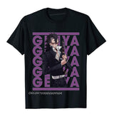 Popular Man T Shirt Retro Name Genya Demon Slayer Leisure