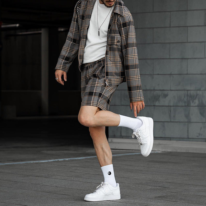 Men Co-Ords Casual Suit Men's Suit Shorts Fashion