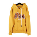 Palm Angle Hoodie Palm Angels Leopard Print Broken Head Bear Embroidered Hoodie Couple