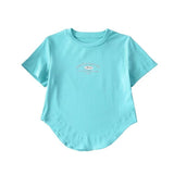 Women T-shirt Vintage Print Short Sleeves T-shirt Women's Summer Casual