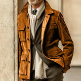 Men Jack Men's Suede Casual Fashionable Jacket