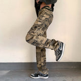 Men Sweatpants Hiphop Workwear Pants Men's Loose Straight Vintag Casual