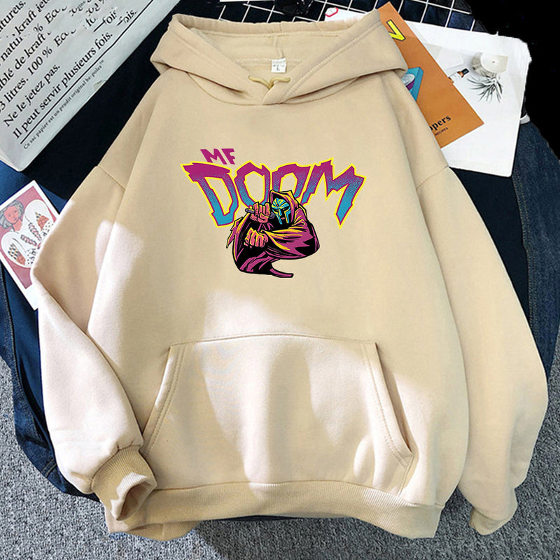 Mf Doom Hoodie  Rapper Print Sweatshirt