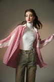 Unisex Jacket Autumn Plaid Casual Shirt Women's Clothing