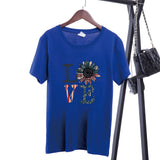 Women Independence Day T Shirt Printed Short Sleeve T-shirt