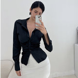 Women Long Sleeve Shirt Top Women Cardigan