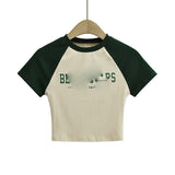 Women T-Shirt Short Sleeve Women's Raglan Sleeve T-shirt Top
