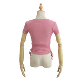 Women T-Shirt Workout Clothes Spring and Summer Sports Tight T-shirt for Women