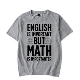 New Mens Brand T-shirt ENGLISH IS IMPORTANT BUT MAT