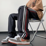 Men Sweatpants Pants Men's Summer Fashion Brand Pu Shuai Wide-Leg Casual Pants