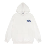Men Hoodie Letter Hooded Sweater Spring and Autumn Men's Loose Casual Long Sleeves Pullover