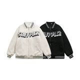 Unisex Jacket Winter Affixed Cloth Embroidered Cotton Jacket
