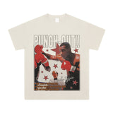 Mike Tyson T Shirt Boxer Retro Short Sleeve