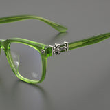 CHH Chrome Hearts Glasses Frame Square Myopia Glasses Frame Optical Anti-Blue Glasses