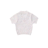 Women Sweater Short-Sleeved Sweater for Women Summer Casual Polo Collar Short