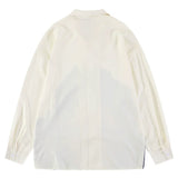 Men Long Sleeved T Shirt Printed Long Sleeve Shirt Men's Ins Loose Casual Portrait