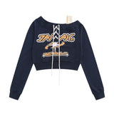 Women Hoodie Short Sweater Women's Fall Pure Cotton Long Sleeve