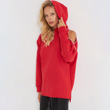 Women Sweatshirt Long-Sleeved Sweater Autumn and Winter Loose Casual Long Sleeves