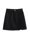 Women Skirt A- Line Sheath Denim Skirt Skirt