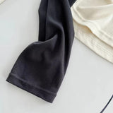 Women T-Shirt Long Sleeve T-shirt Female Contrast Color Slim Fit Autumn Winter Coat