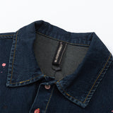 Men Denim Jacket Men's Long Sleeve Shirt Denim Clothes Jacket