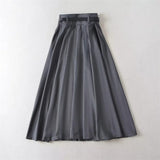 Women Skirt Women's Summer Suit Skirt Skirt High Waist A- line Dress