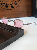 Chrome Hearts Sunglasses Personalized Vintage Metal Round Frame Sunglasses
