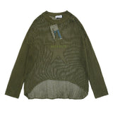 Women Sweater Knitted Women's Autumn Loose Casual Long Sleeves round Neck